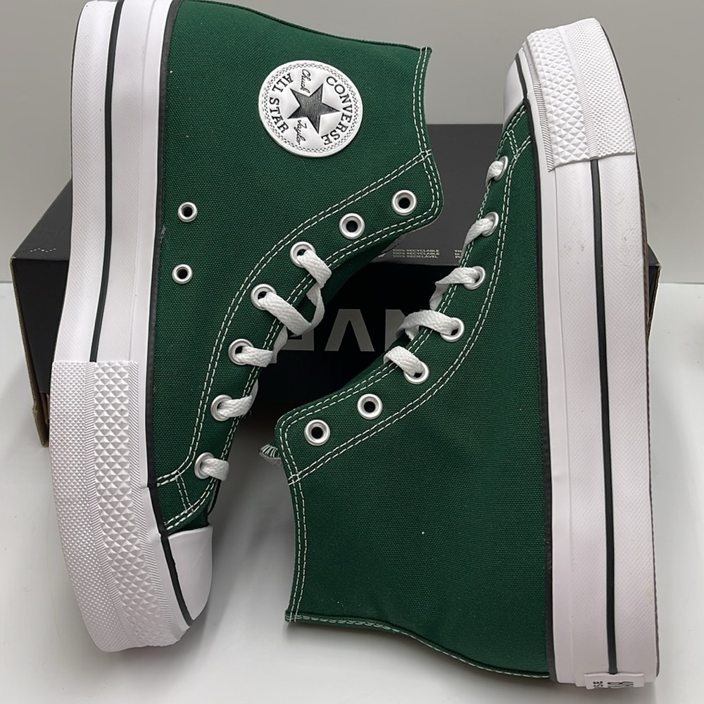 Converse WMNS CTAS LIFT HI
MIDNIGHT CLOVER/WHITE/BLACK A09987C Platforms Sneaker - Picture 12 of 16
